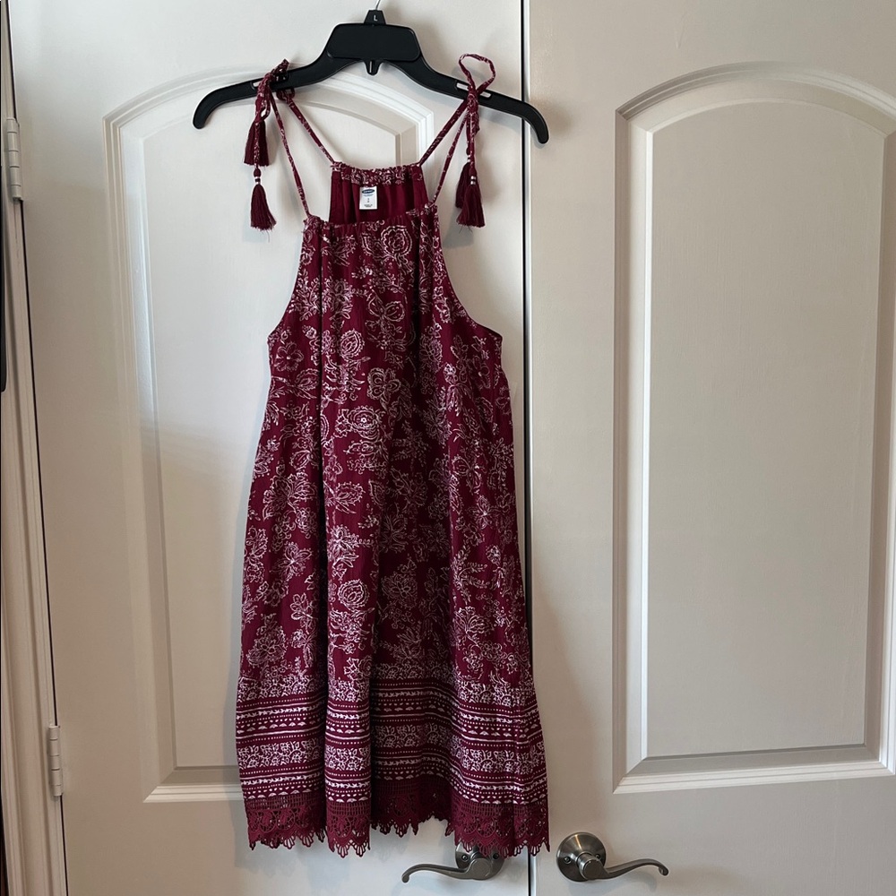Floral Tassel Dress